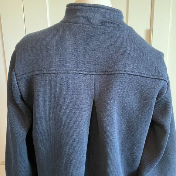 Holebrook Sweden Josefina Original Windproof Double Breasted Knit Jacket Navy S - Picture 7 of 16